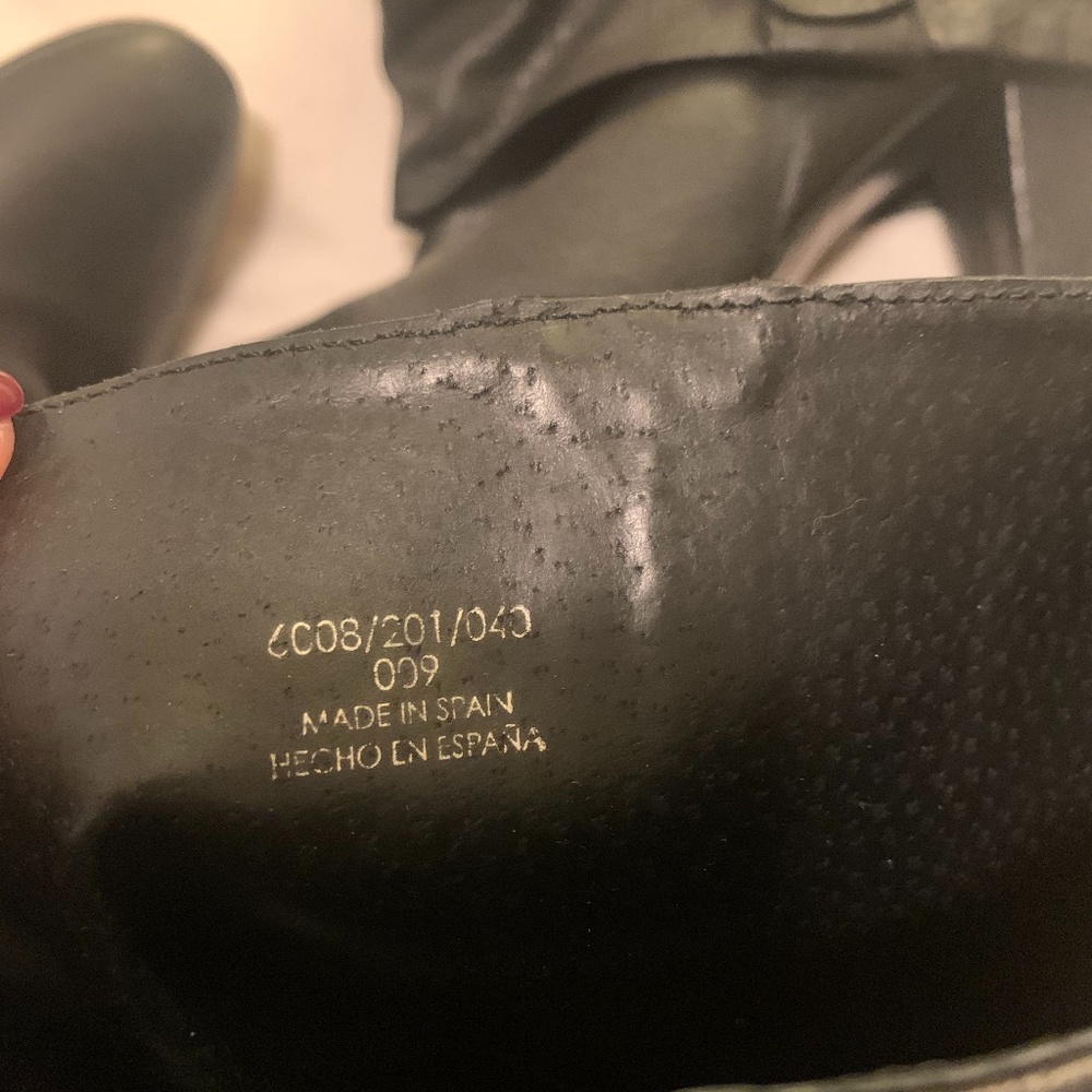 Zara Boots Leather Made in Spain 37 - Picture 3 of 5